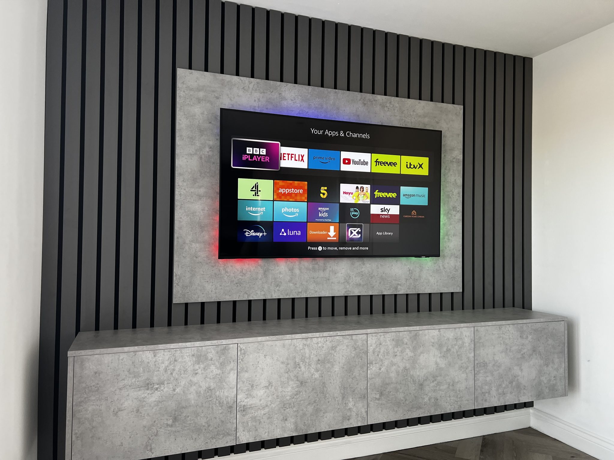 Home Media Wall Creations